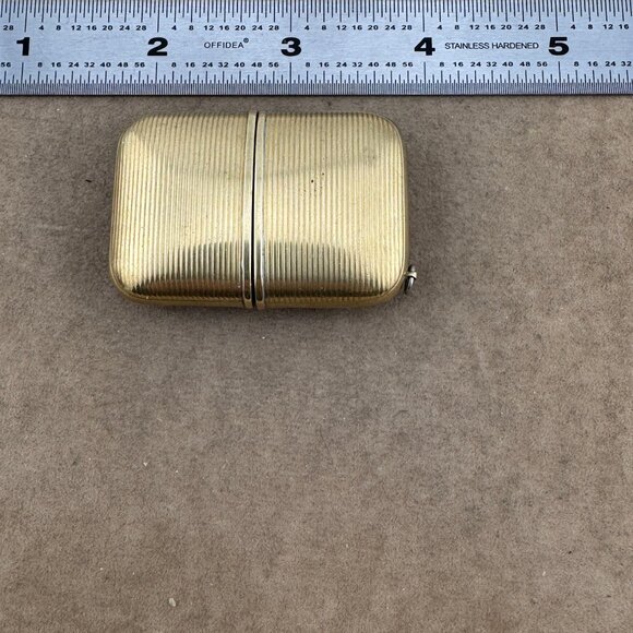 Shields Fifth Avenue Fine Jewelry Branded  17 Jewel Machined Brass Purse Watch - Picture 7 of 10